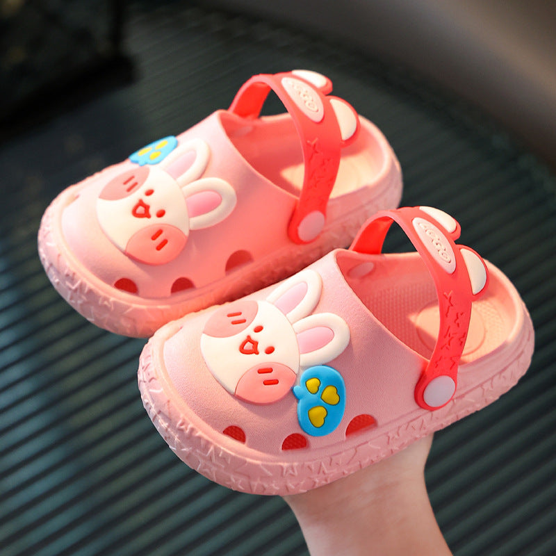 Children Kids Baby Fashion Girls Boys Casual Cute Cartoon Soft Bottom Slippers Shoes