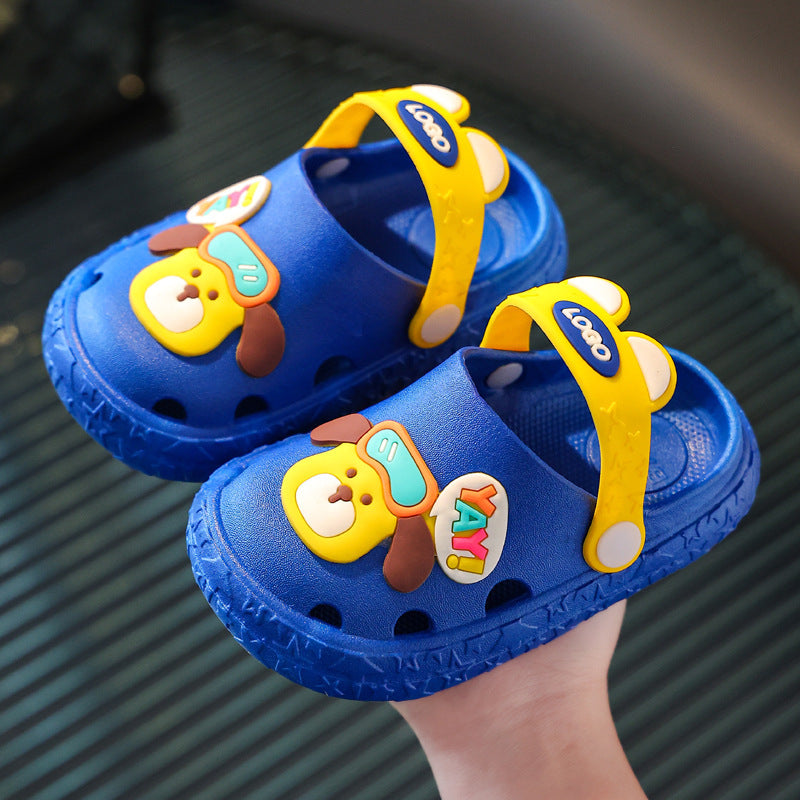 Children Kids Baby Fashion Girls Boys Casual Cute Cartoon Soft Bottom Slippers Shoes