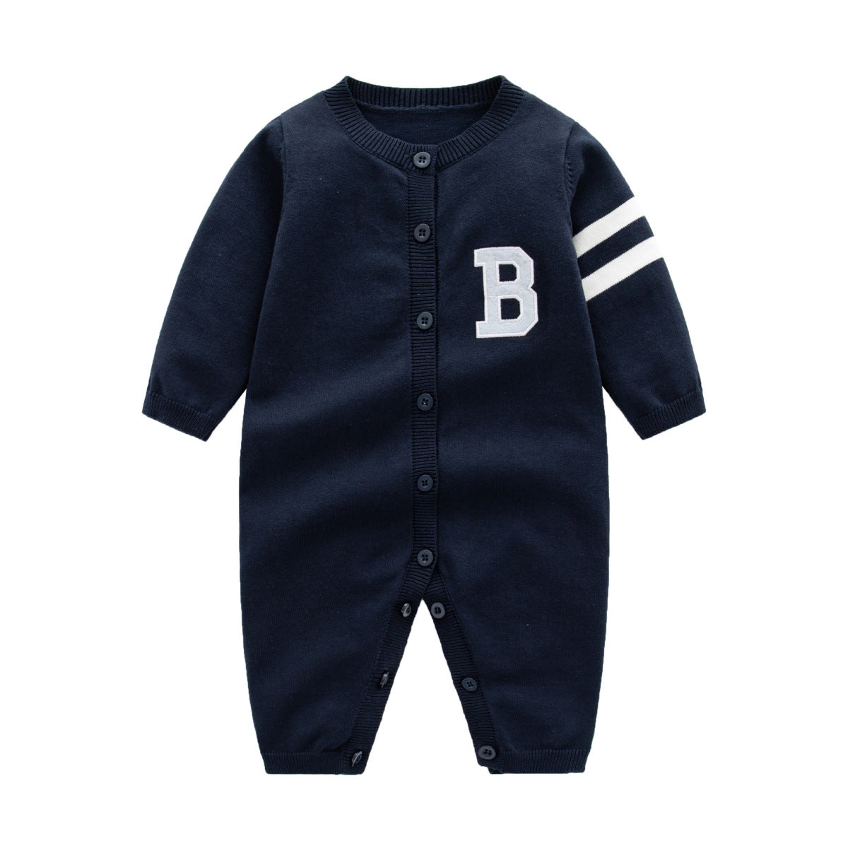 Winter Baby Fashion Letter Knit One Piece