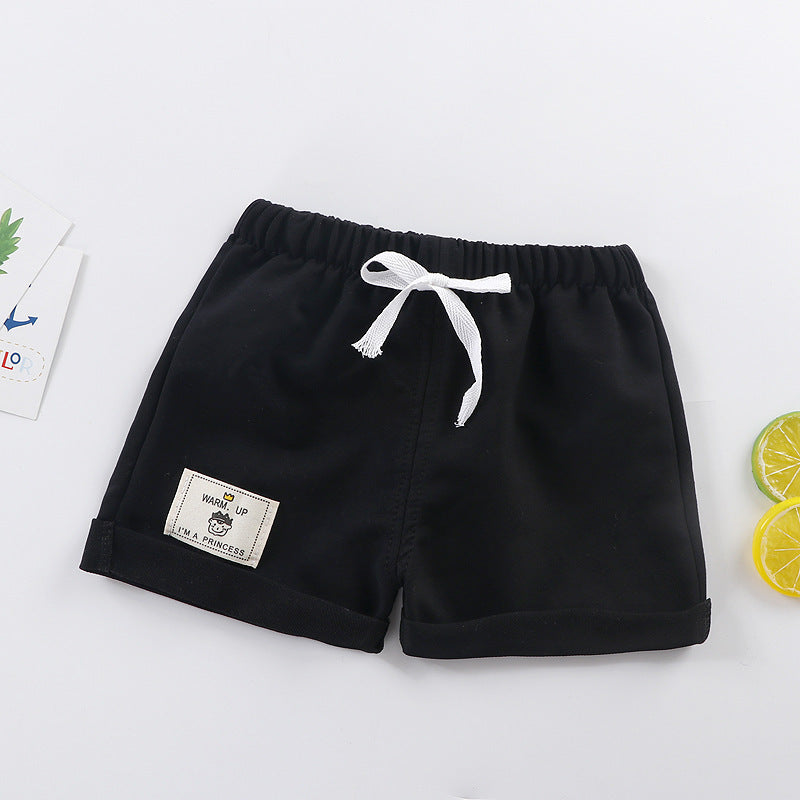 Kids Casual Elastic Summer Outer Wear Thin Shorts