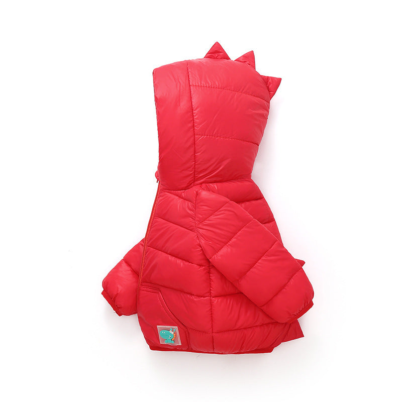 2023 Autumn And Winter Cartoon Children'S Down Cotton-Padded Jacket Boys And Girls Cotton-Padded Short Light Coat