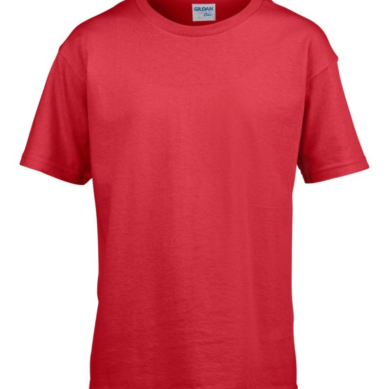 Children Casual Solid Color Short Sleeve T-Shirt Custom Logo