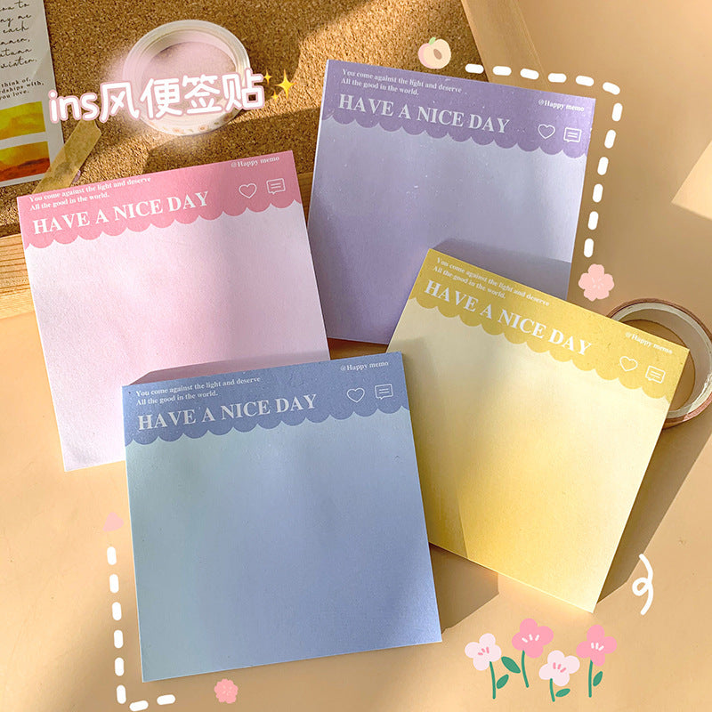 4Pcs/Set Cute And Creative N-Time Stickers With Multicolor Markers
