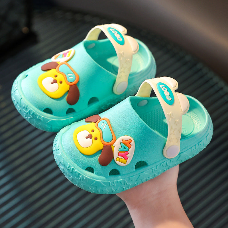 Children Kids Baby Fashion Girls Boys Casual Cute Cartoon Soft Bottom Slippers Shoes