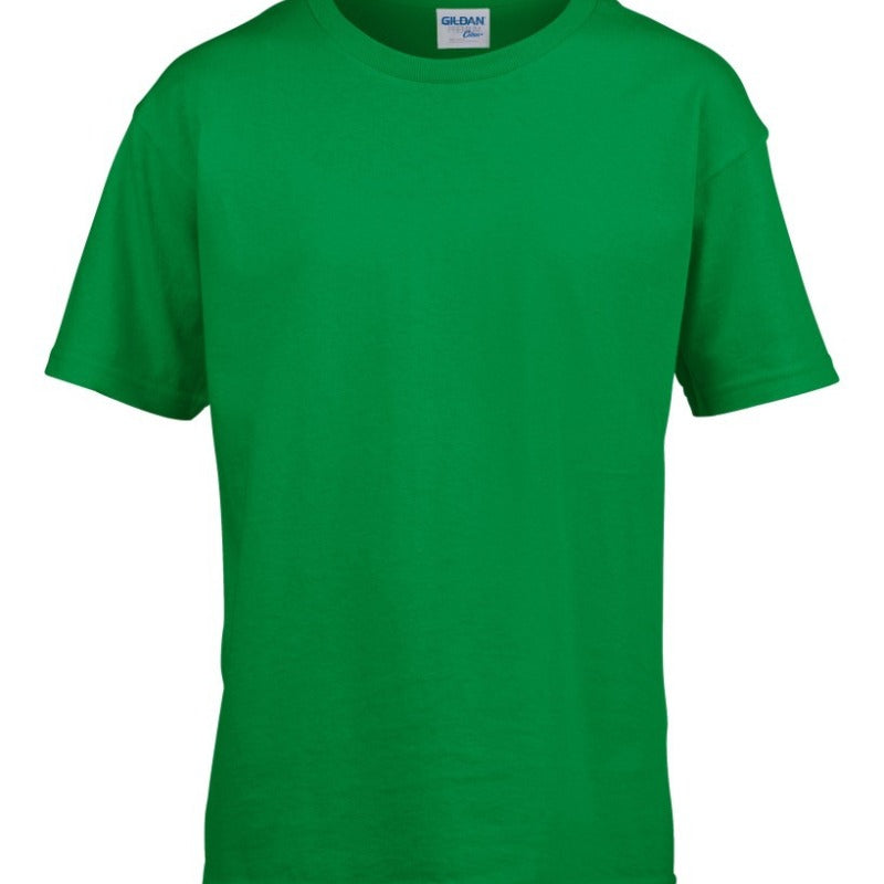 Children Casual Solid Color Short Sleeve T-Shirt Custom Logo