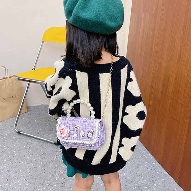 Kids Unisex Fashion Casual Cute Crossbody Handle Bag