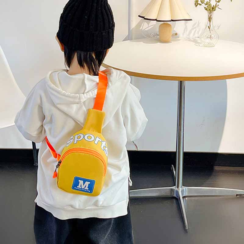 Kids Unisex Fashion Casual Cute Alphabet Chest Bag