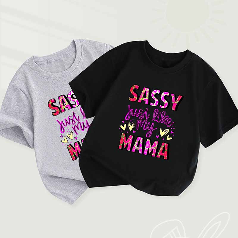 Kids Toddler Boys Girls Casual Cute Alphabet Print Short Sleeve T-Shirt