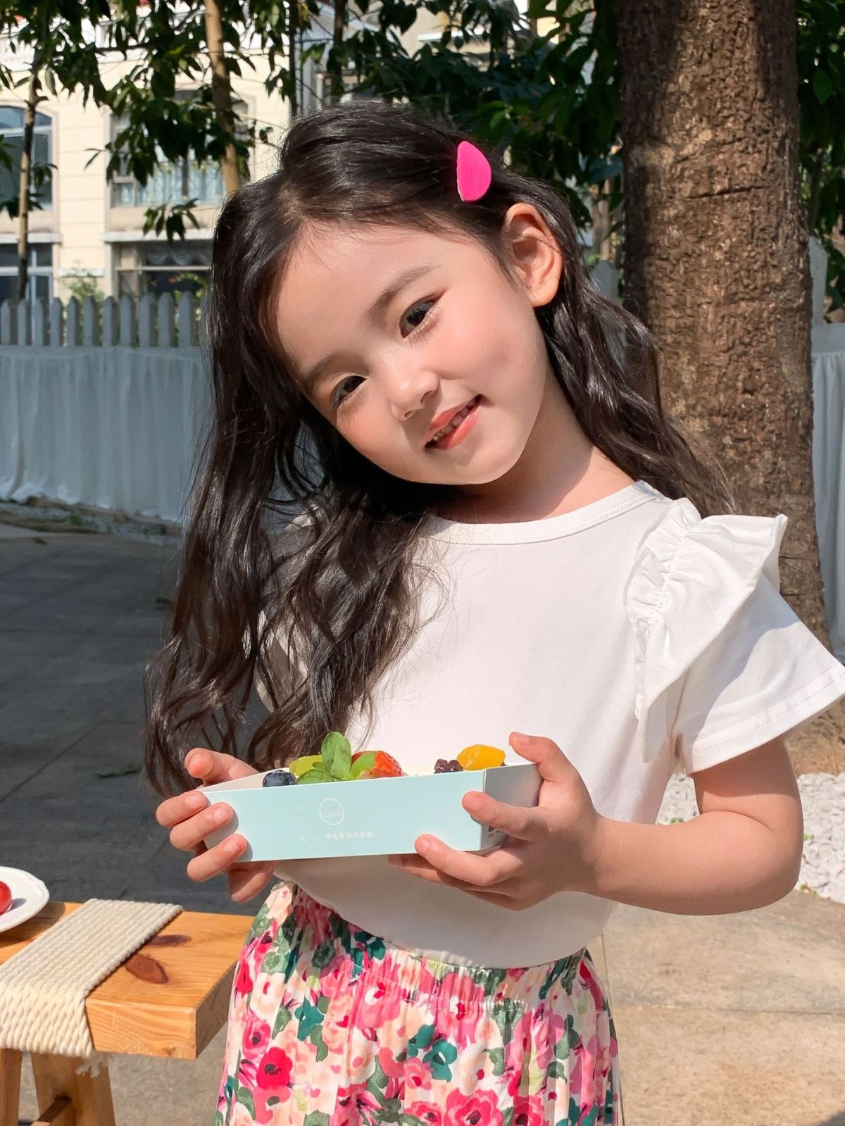 Kids Toddler Girls Fashion Casual Cute Solid Color Short Sleeve T-Shirt