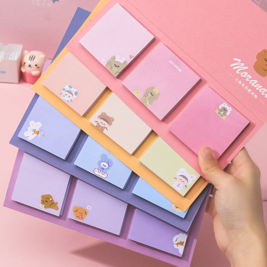 3pcs/set Cartoon Style Sticky Note