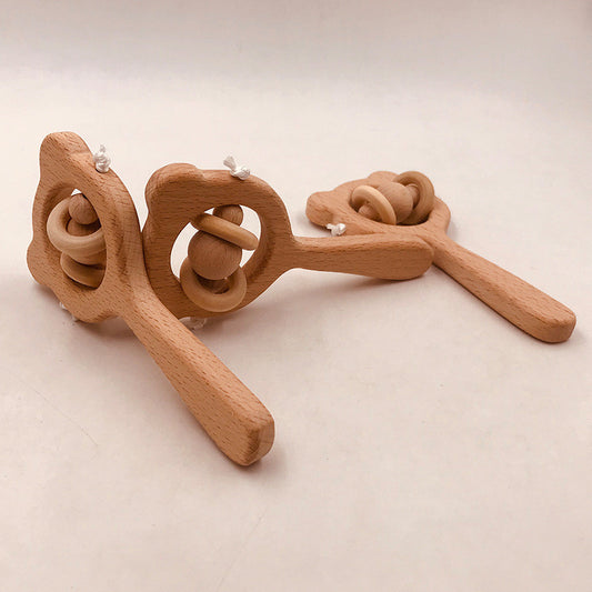 Baby Basic Bear Rattle Teeth Grinding Toy