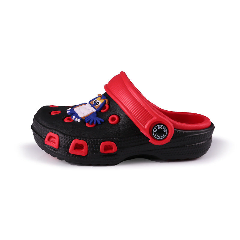 Kids Cartoon Hole Non-Slip Soft Bottom Slippers