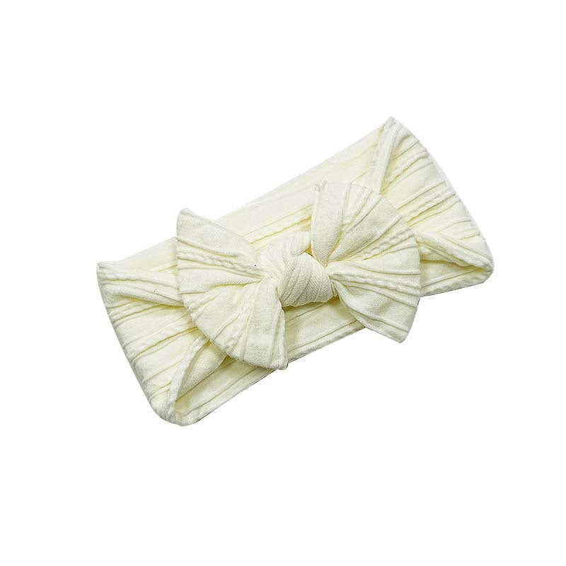 Baby Cute Solid Color Bow Hair Band
