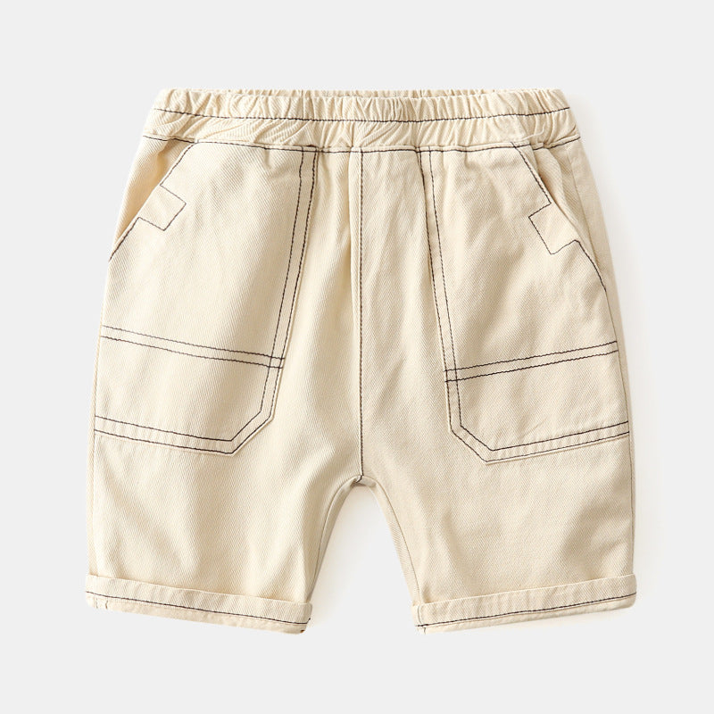 Kids Toddler Boys Casual Cute Solid Color Shorts