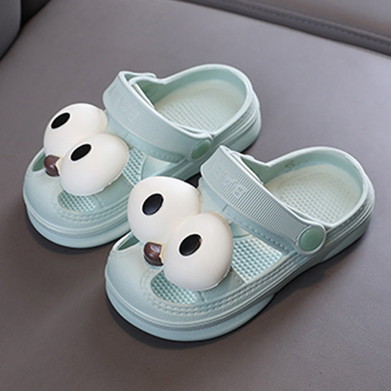 Kids Boys Girls Casual Cute Cartoon Flat Slippers