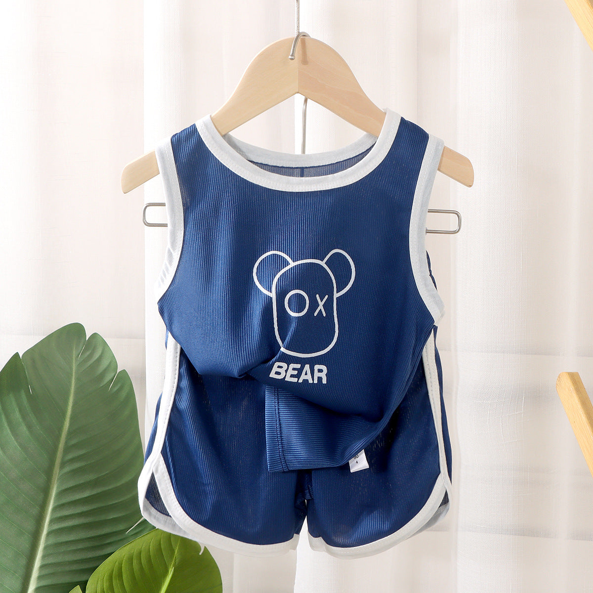 Summer Toddler Boys Girls Sleeveless Tank Top Shorts Thin Set