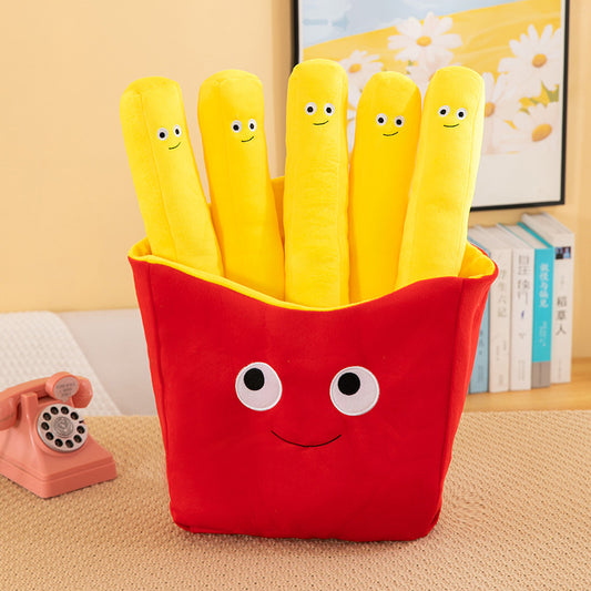 Creative Burger Fries Plush Toy