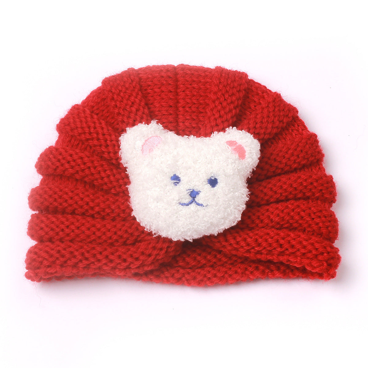 Newborn Cute Cartoon Knitwear Turban Cap