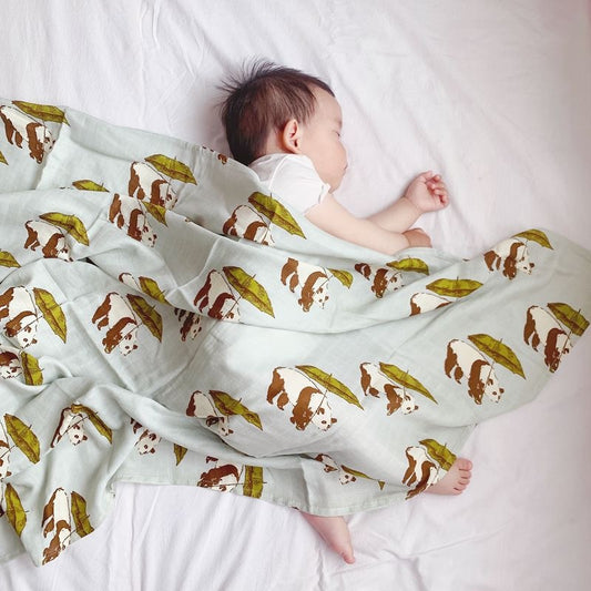 Baby Bamboo Cotton Gauze Bath Towel Newborn Blanket