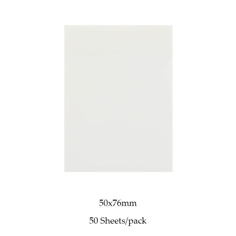 Transparent Sticky Note Pads Waterproof Self-Adhesive Memo Notepad Stationery