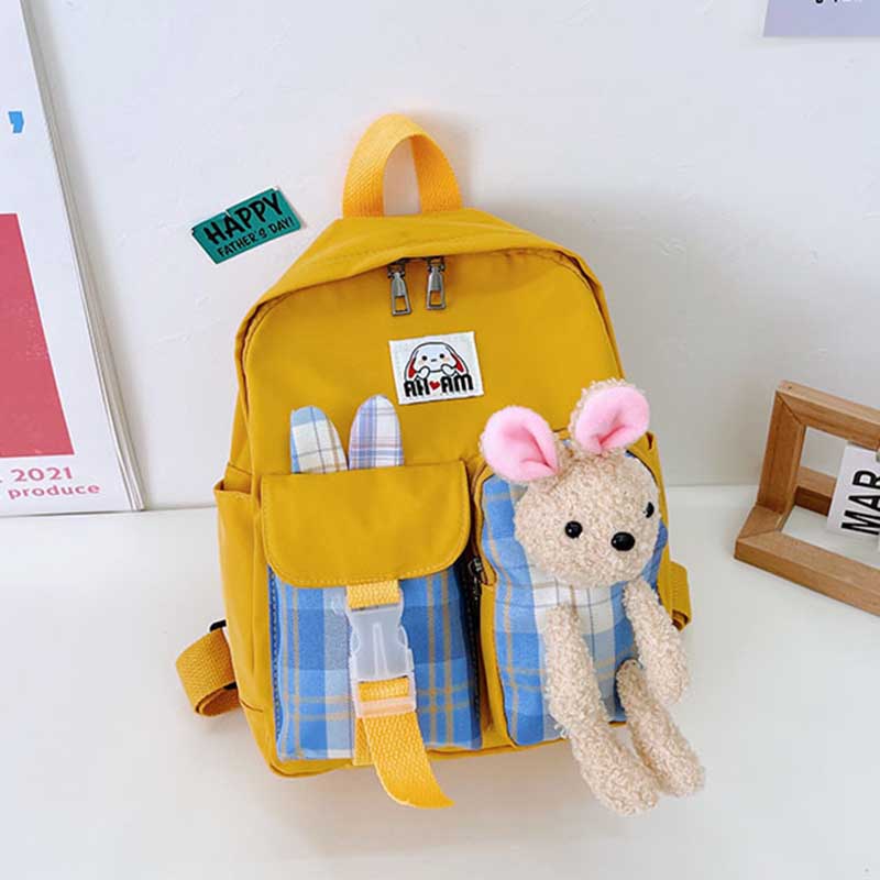 Kids Unisex Cute Cartoon Canvas School Bags
