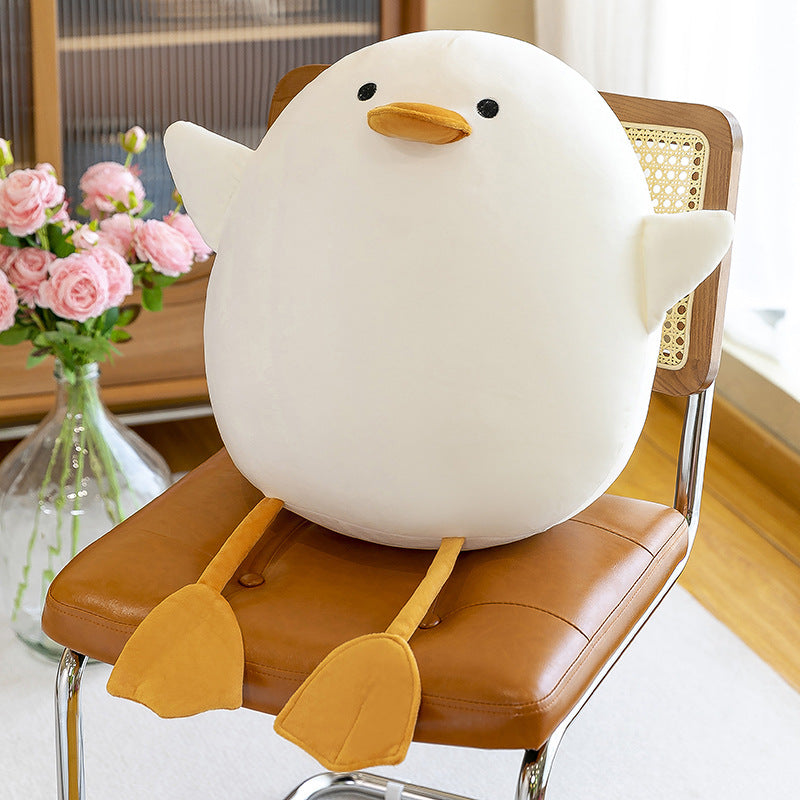 Cute Little White Duck Feather Toy