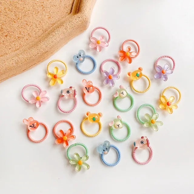 Kids Girls Cute Sweet Hair Rings