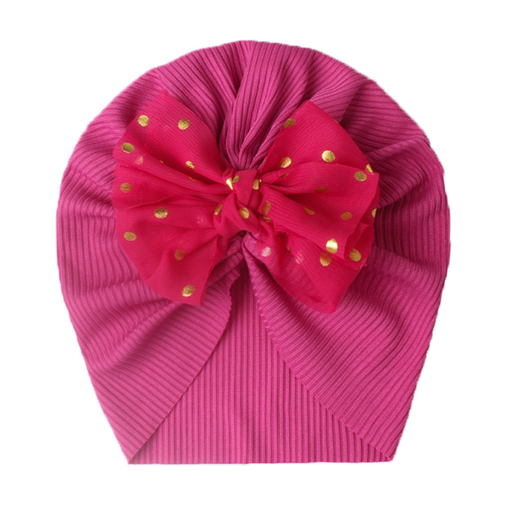 Newborn Cute Bow Turban Cap