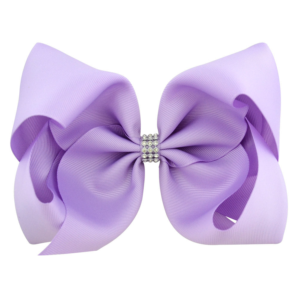 Children Fashion Solid Color 8 Inch Children'S Bow Headwear
