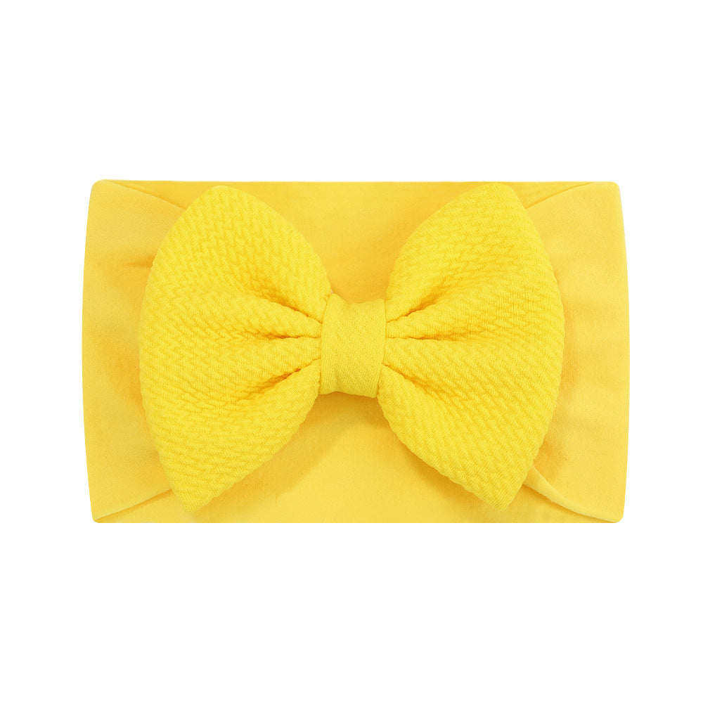 Cute Fashion Solid Color Baby Bow Headband