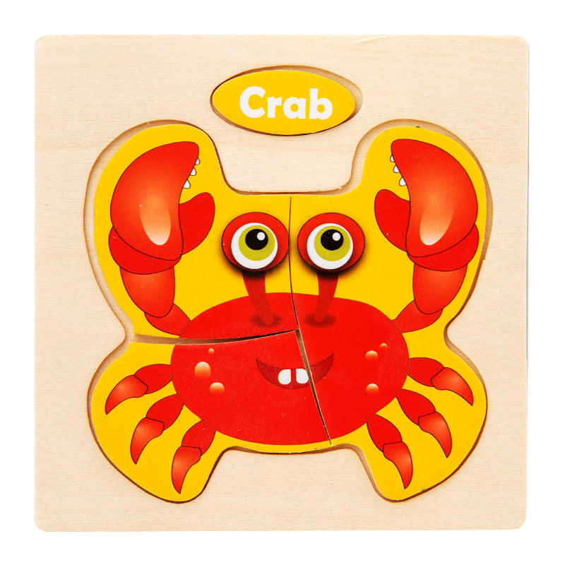3d Wooden Children'S Jigsaw Puzzle Wooden Children'S Educational Toys