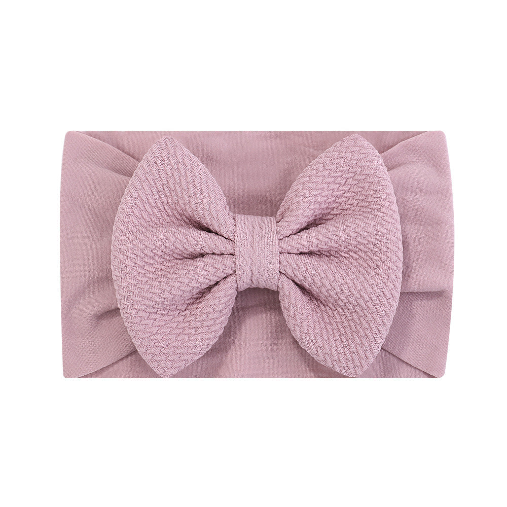 Cute Fashion Solid Color Baby Bow Headband