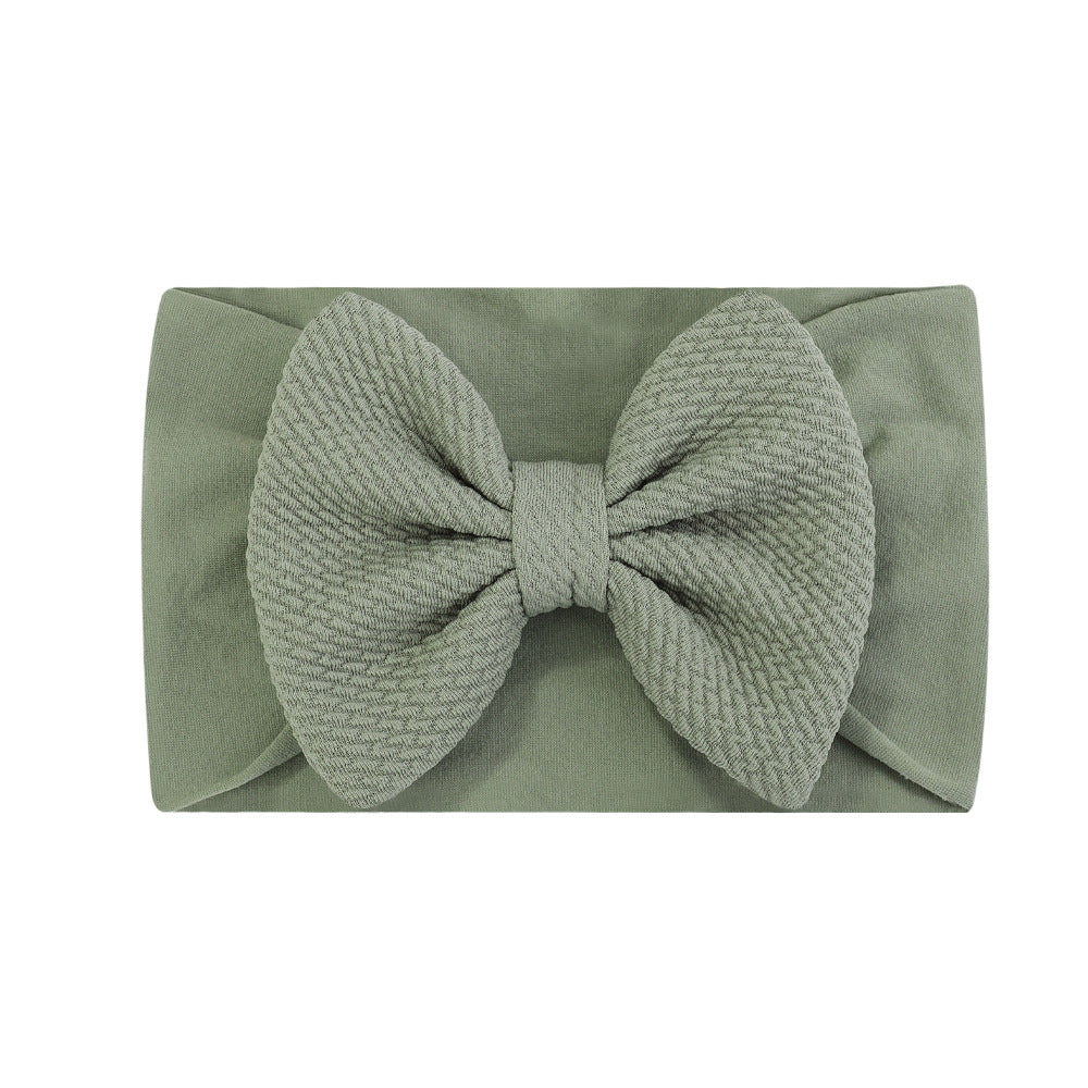 Cute Fashion Solid Color Baby Bow Headband