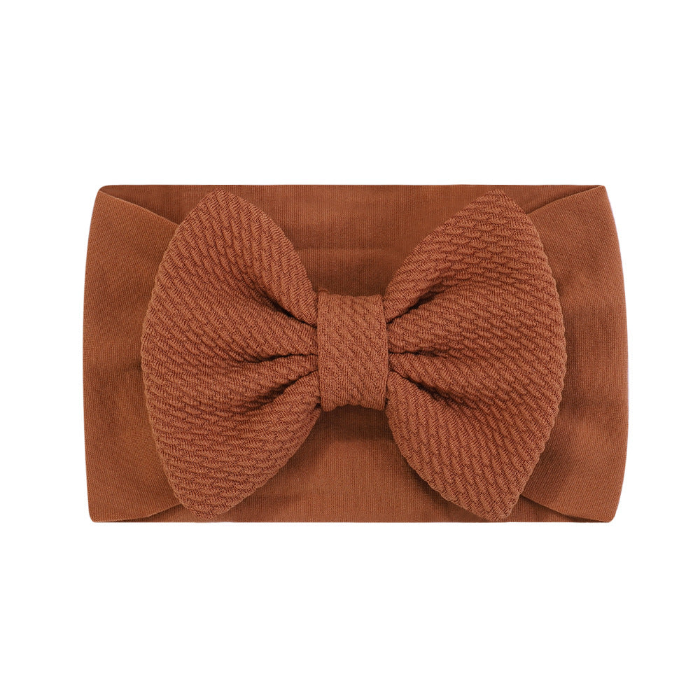 Cute Fashion Solid Color Baby Bow Headband