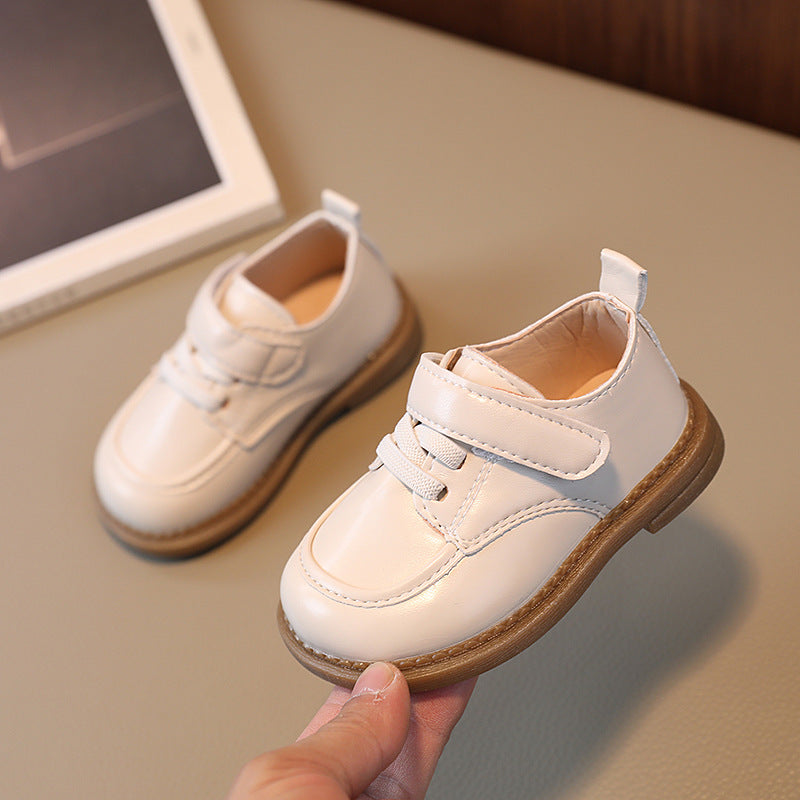 Kids Boys Girls Velcro Flat First Walkers Shoes