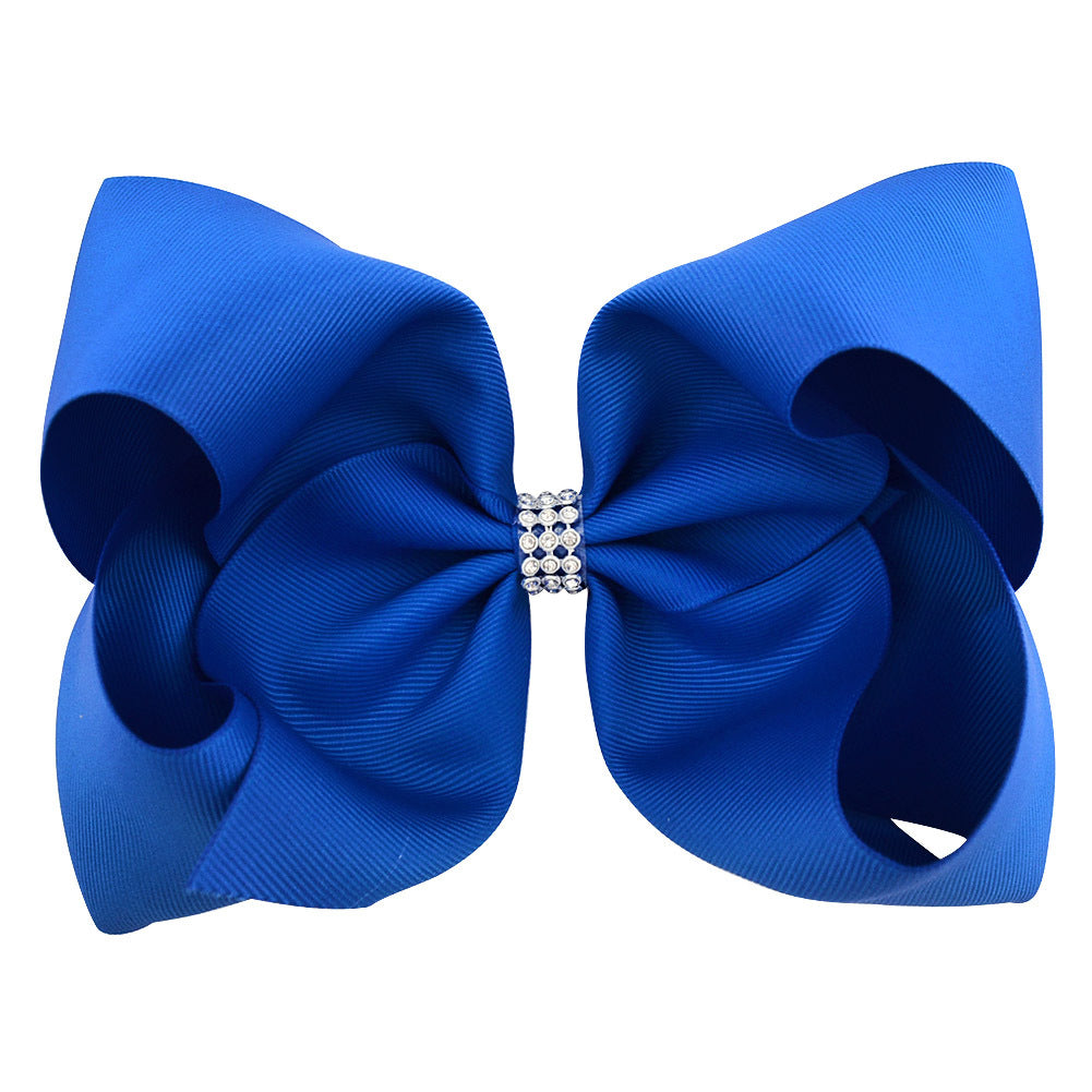 Children Fashion Solid Color 8 Inch Children'S Bow Headwear