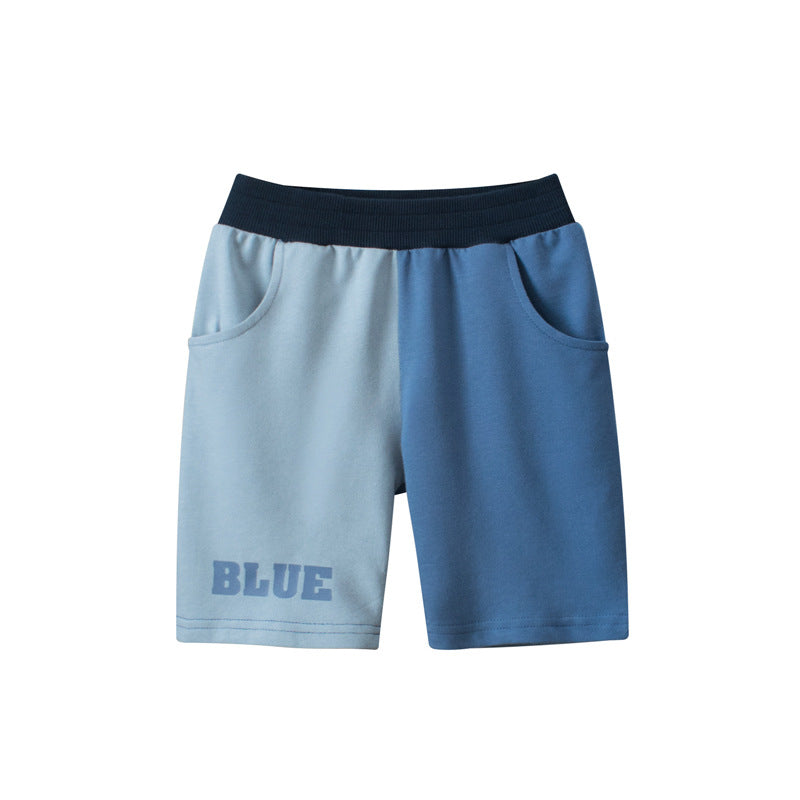 Children Kids Baby Fashion Boys Casual Basic Color Matching Shorts