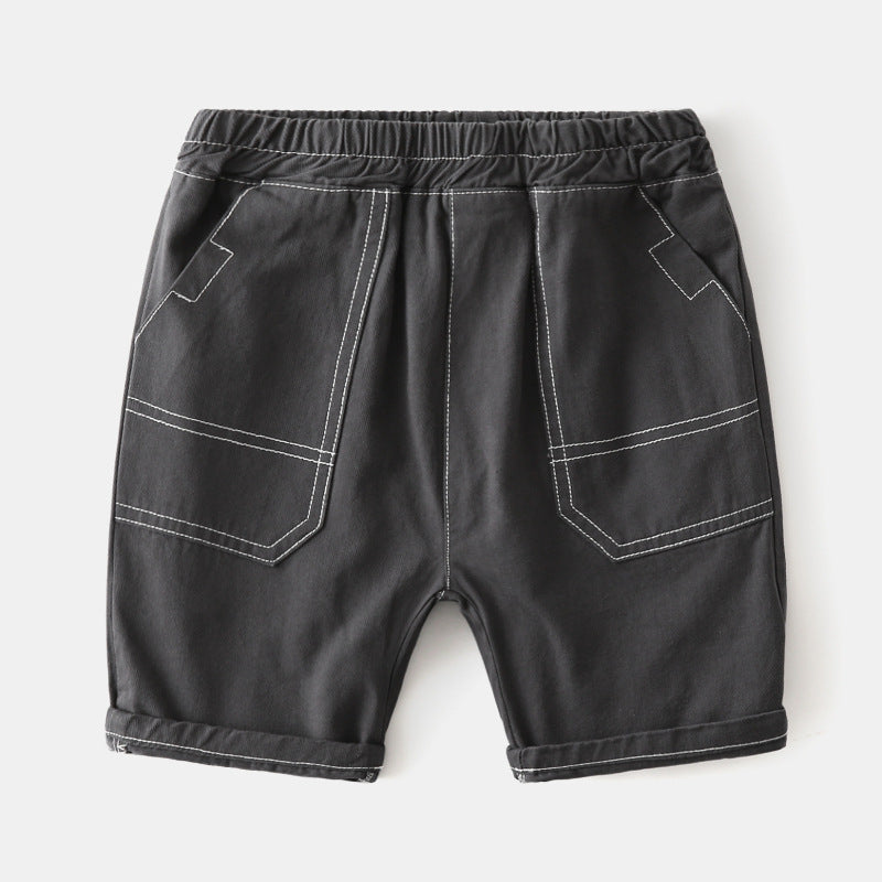 Kids Toddler Boys Casual Cute Solid Color Shorts