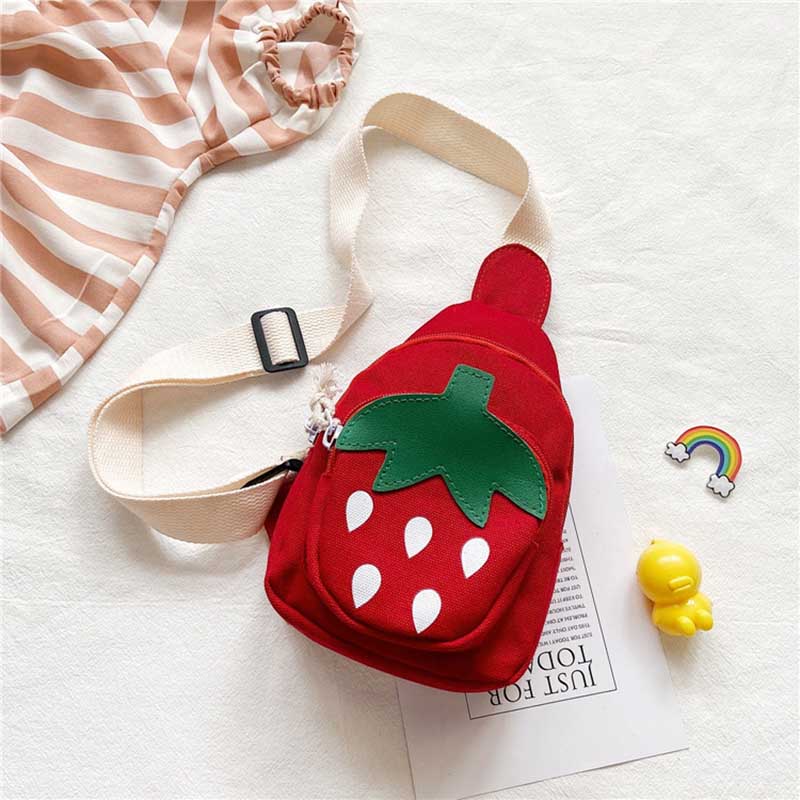 Kids Unisex Cute Canvas Chest Bag