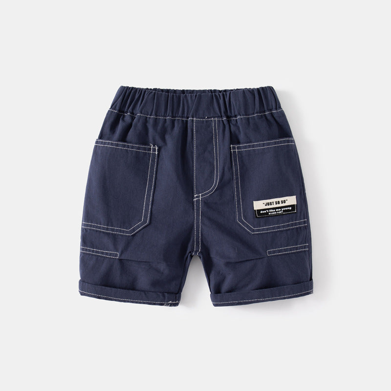 Children Kids Baby Fashion Boys Casual Sports Solid Color Shorts