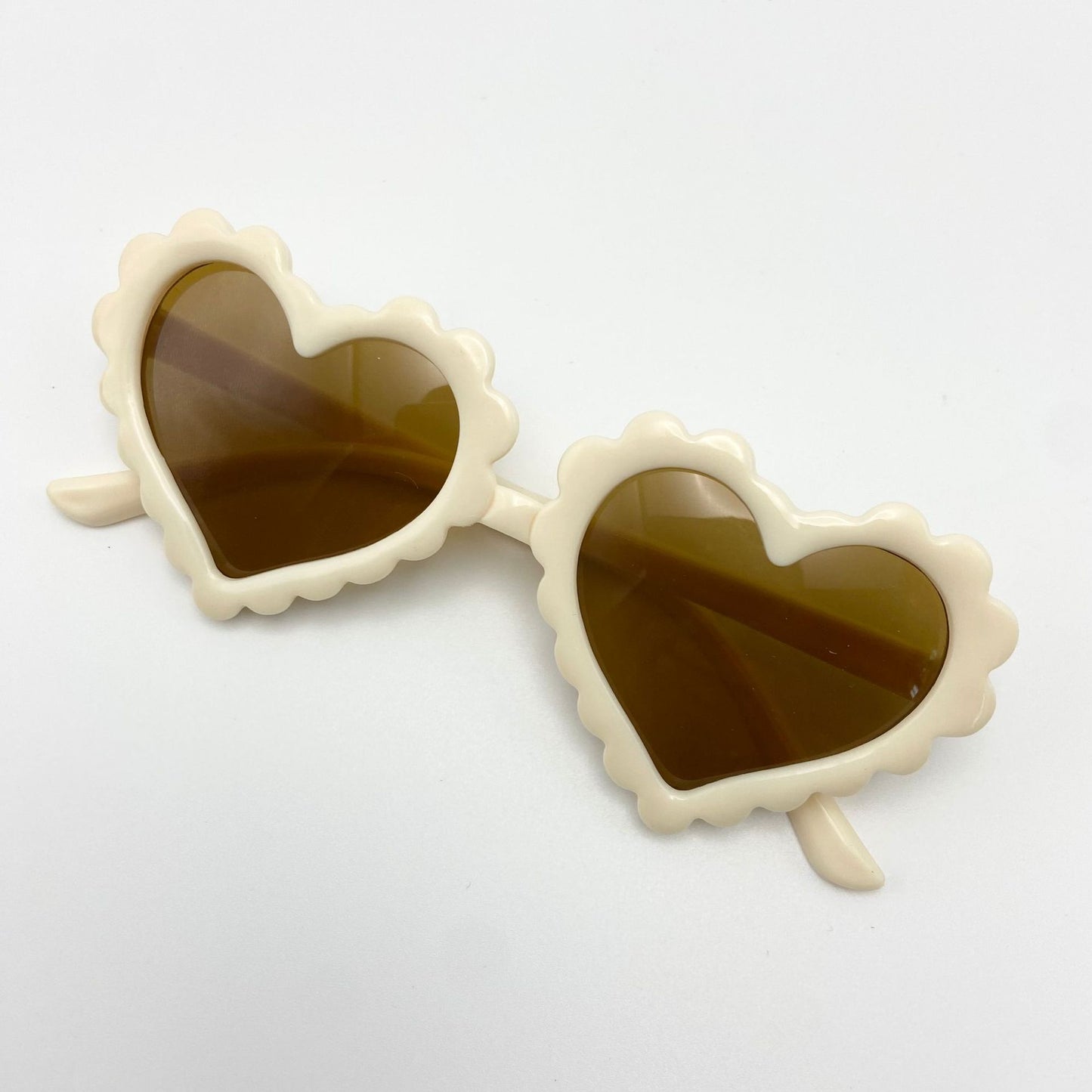 Kids Unisex Fashion Casual Valentine Basic Heart Frame Sunglasses