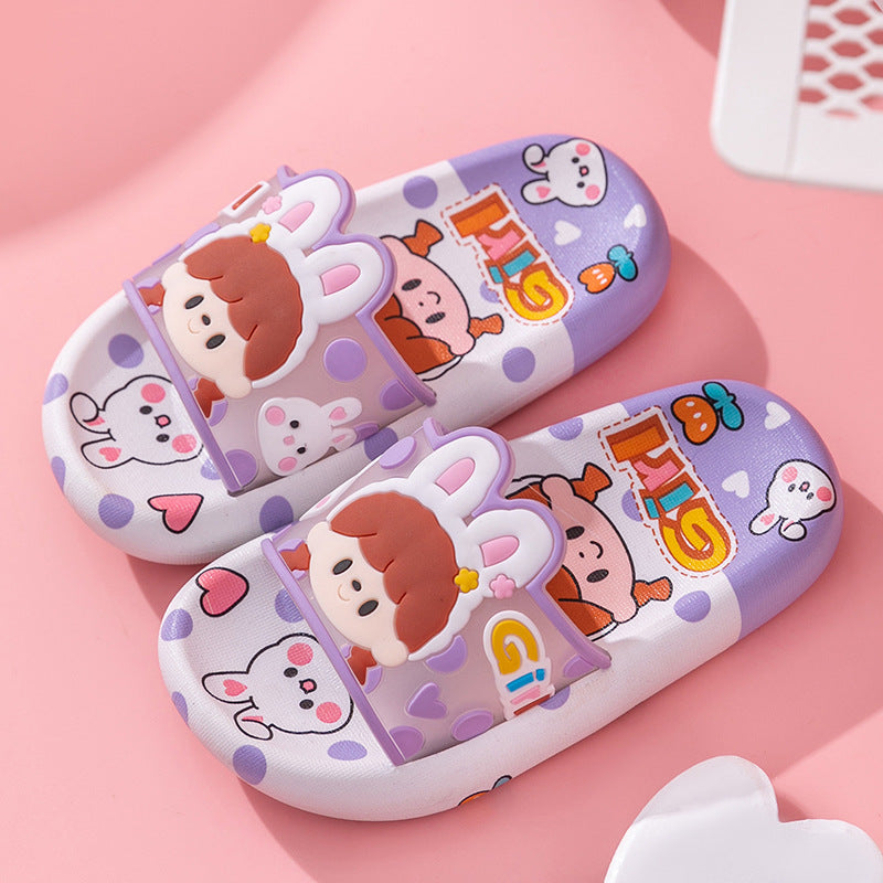 Summer Children Girl Cartoon Slippers