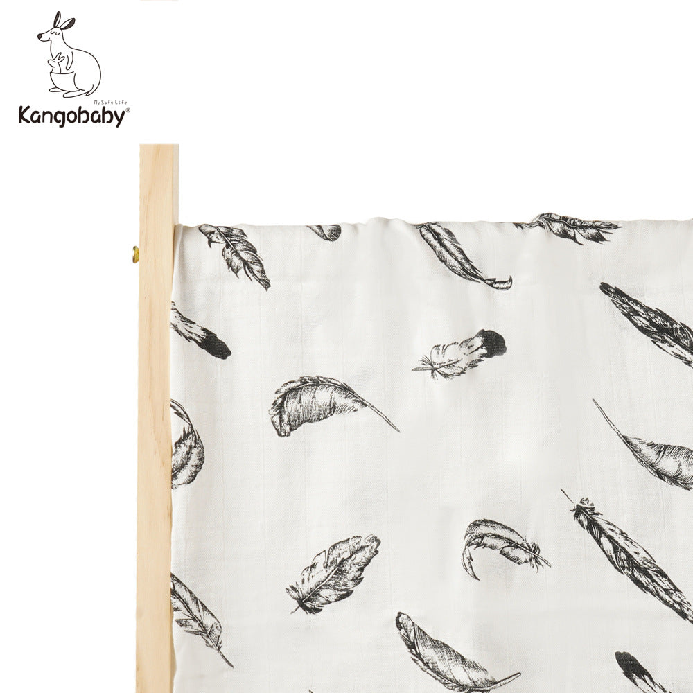 Baby Basic All Over Print Swaddling Wrap Bath Towel