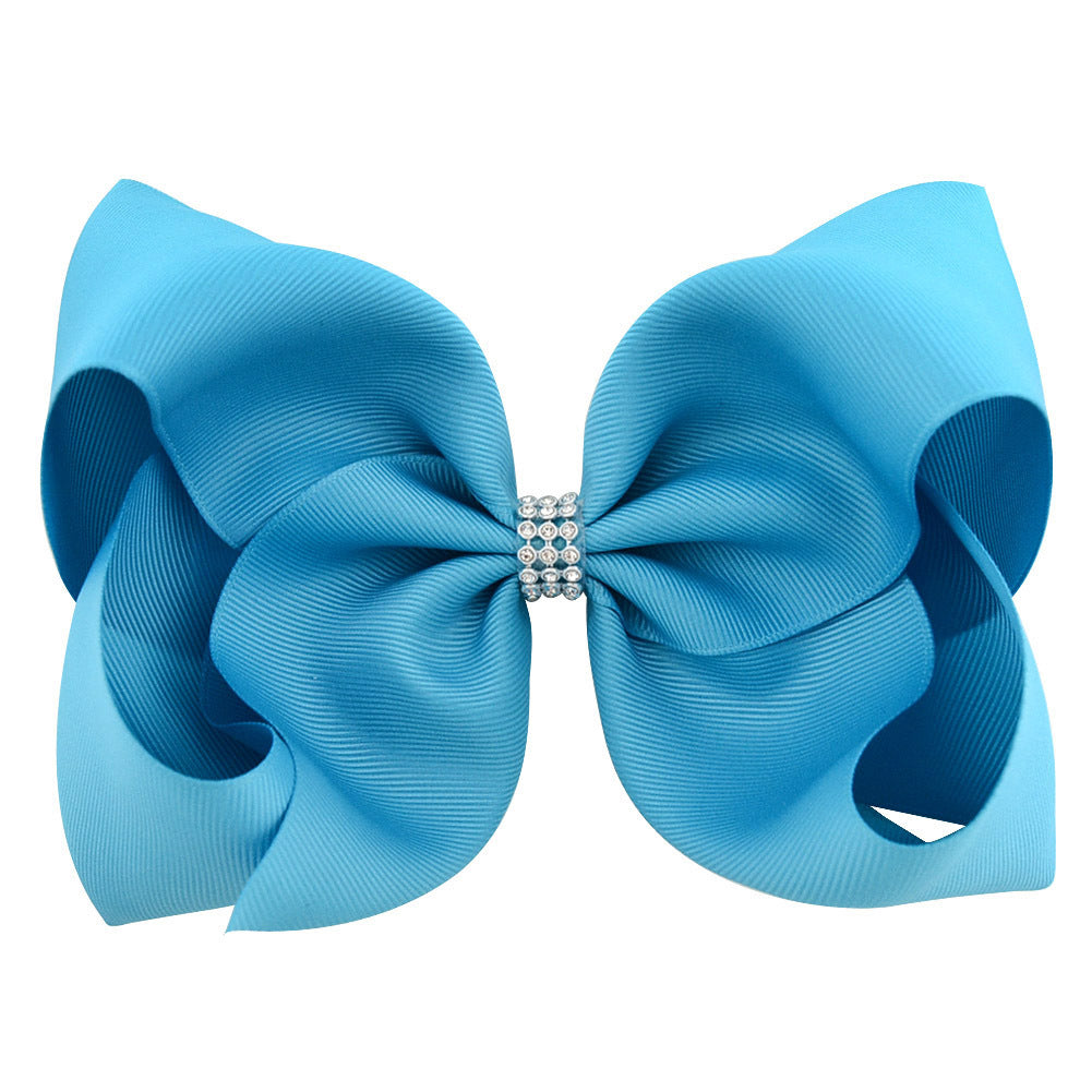 Children Fashion Solid Color 8 Inch Children'S Bow Headwear