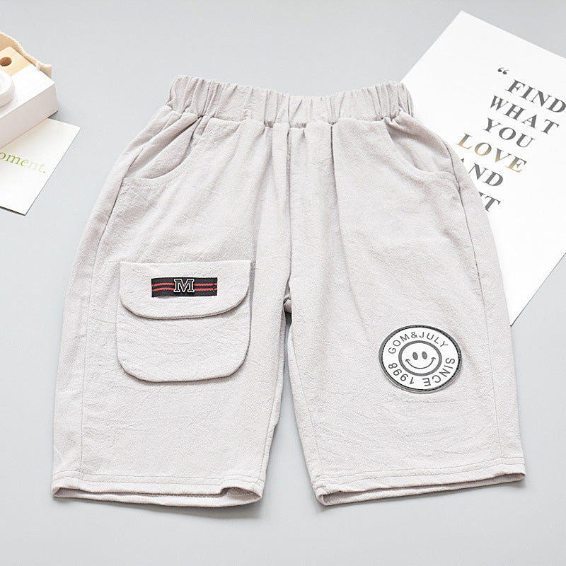 Children Kids Baby Fashion Boys Casual Basic Print Shorts