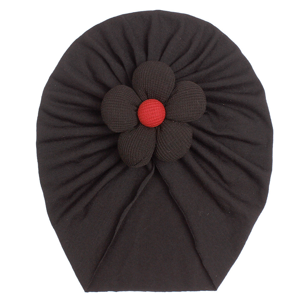 Newborn Cute Flower Turban Cap