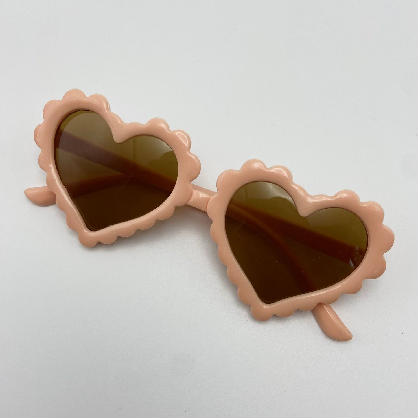 Kids Unisex Fashion Casual Valentine Basic Heart Frame Sunglasses