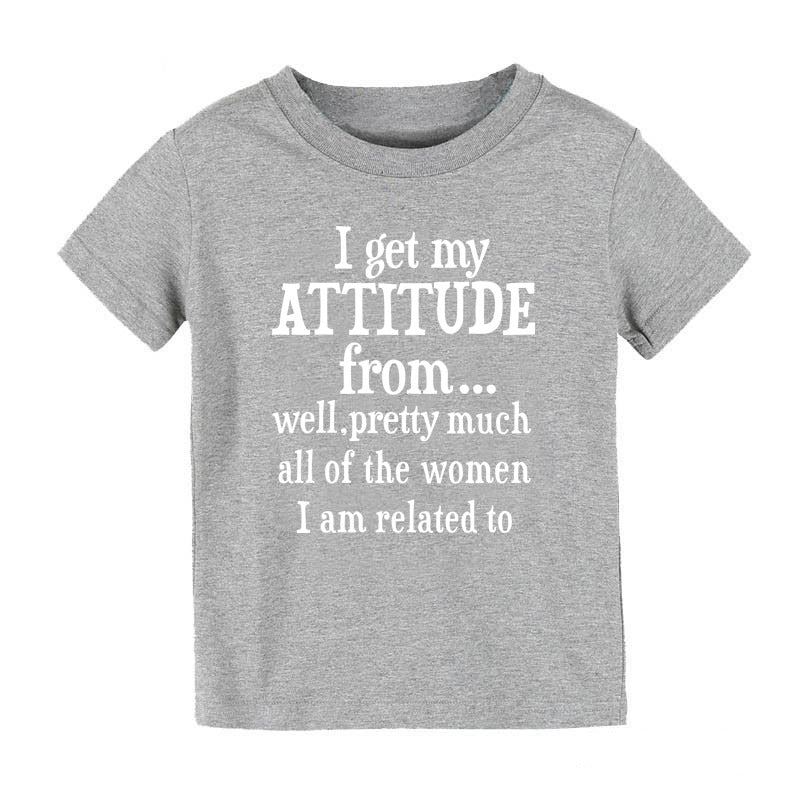Children Kids Toddlers Girls Boys Short Sleeve T-Shirt