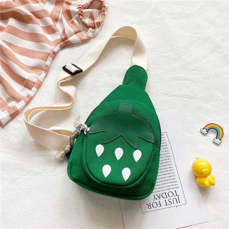 Kids Unisex Cute Canvas Chest Bag