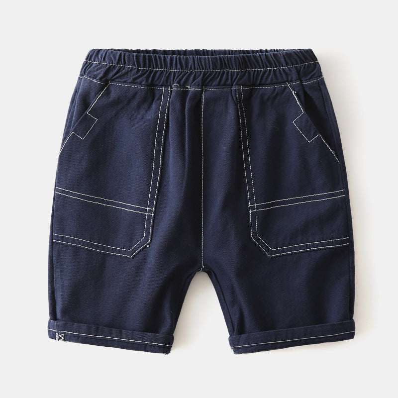 Kids Toddler Boys Casual Cute Solid Color Shorts